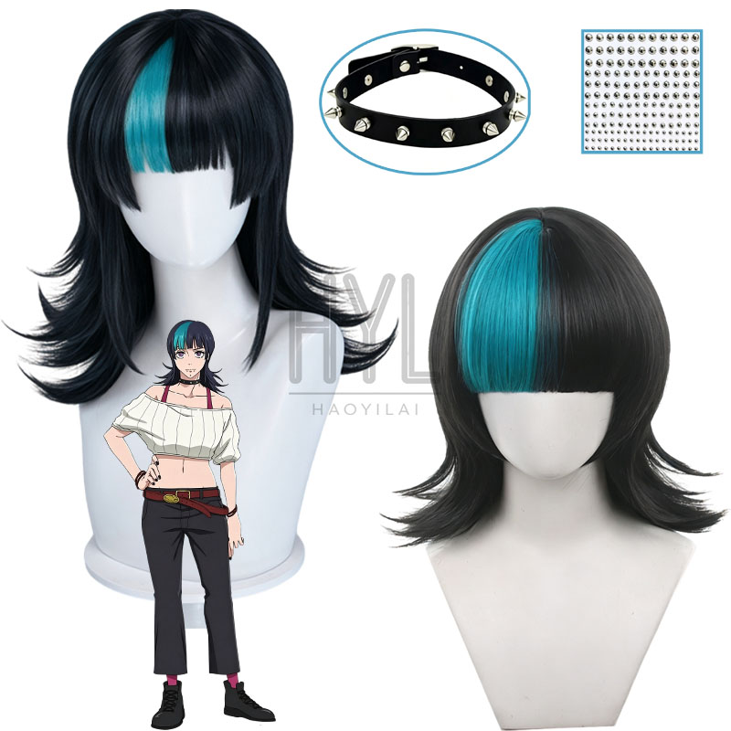 Men Accessories For Neck - Anime Kirara Hoshi Cosplay Peruk Siyah