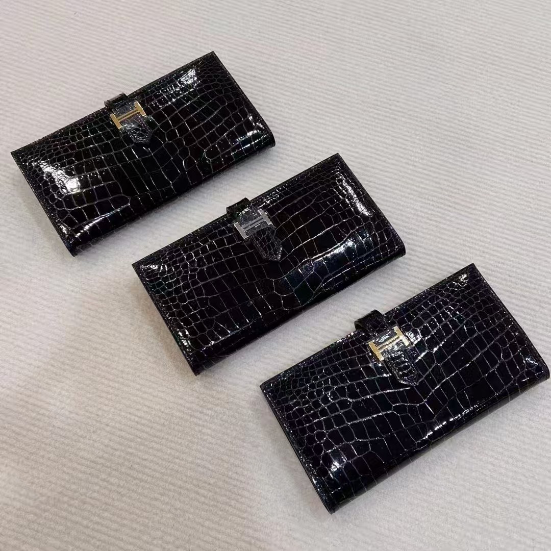 Men Accessories Photos - Yüksek Parlak Hakiki Timsah Derisi erkek