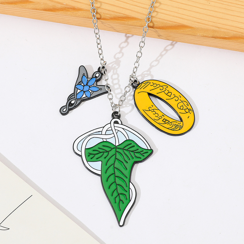 Men Accessories Necklace - Yüzüklerin Efendisi Elfler Kolye Moda Yaratıcı