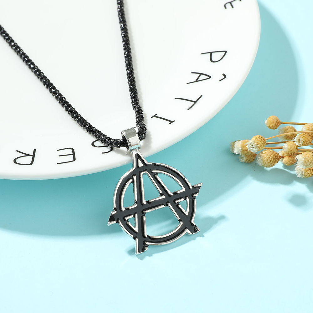 Men Accessories Necklace - Filmler Avengers Sembolü A Harfi Logo