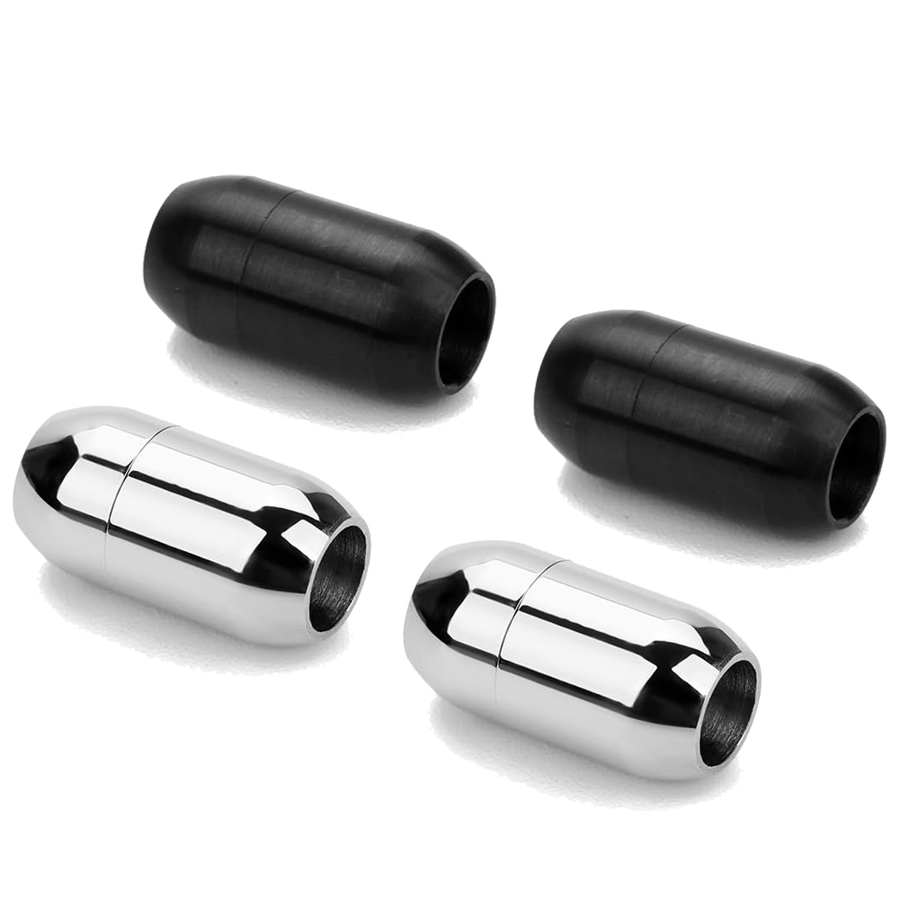 Men Accessories Bracelet - 2 adet Paslanmaz Çelik Manyetik Toka