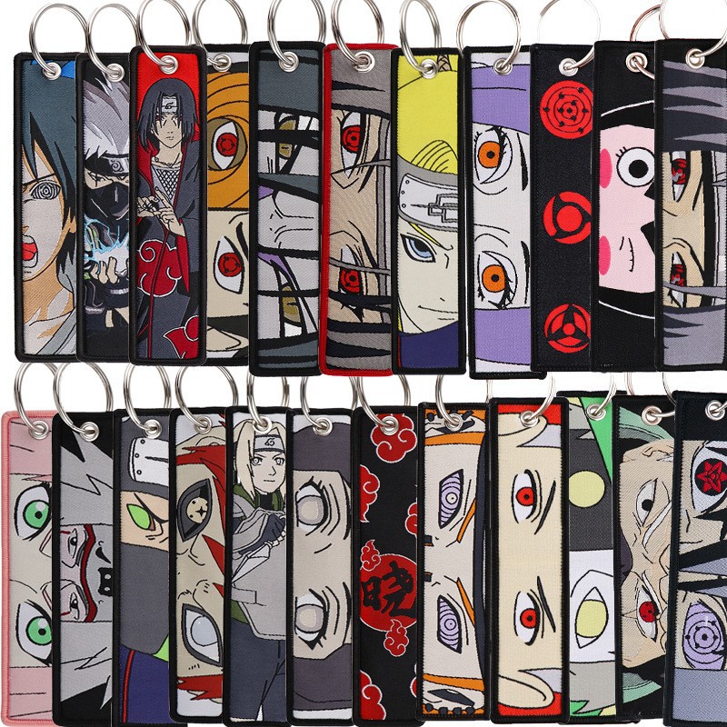 Men Accessories Sale - Anime Naruto Nakış Anahtarlık Serin Anahtar