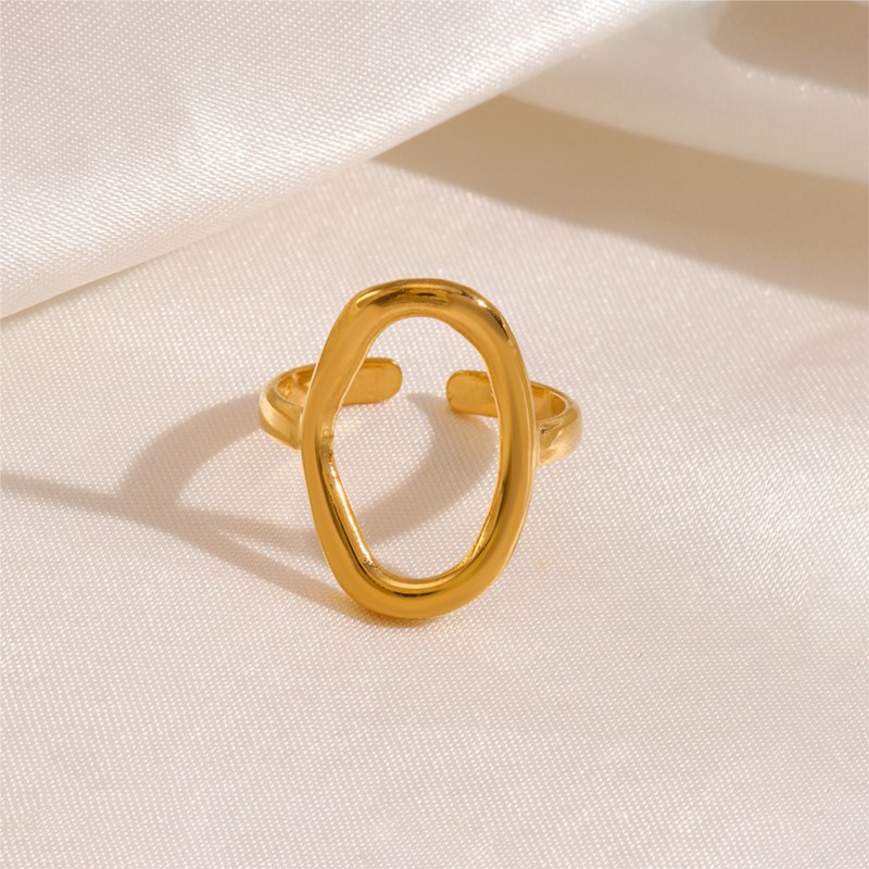 Men'S Accessories Jewelry Sale - ANENJERY 316L paslanmaz çelik Hollow Oval
