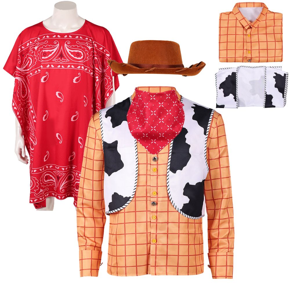 Men'S Accessories Designer - Woody Cosplay Kostüm Yetişkin Erkekler Uzun