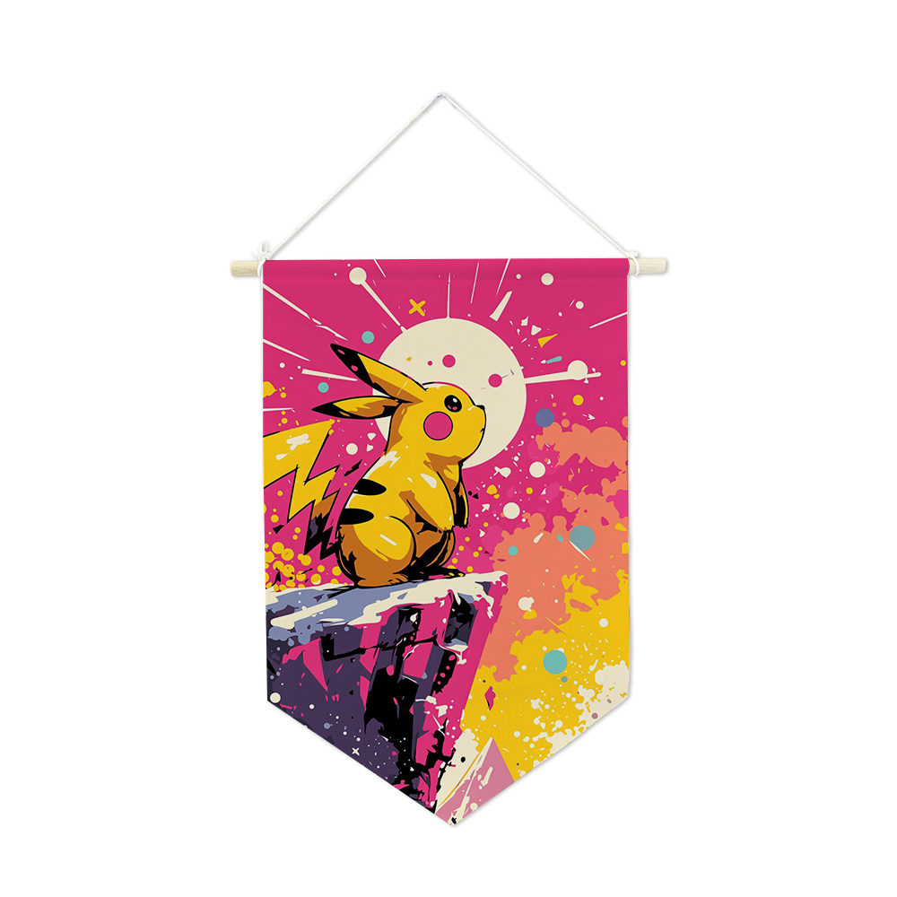 Pokemons Asılı Bez Anime Baskı - Men'S Accessories Rack incelemesi ve fiyatı