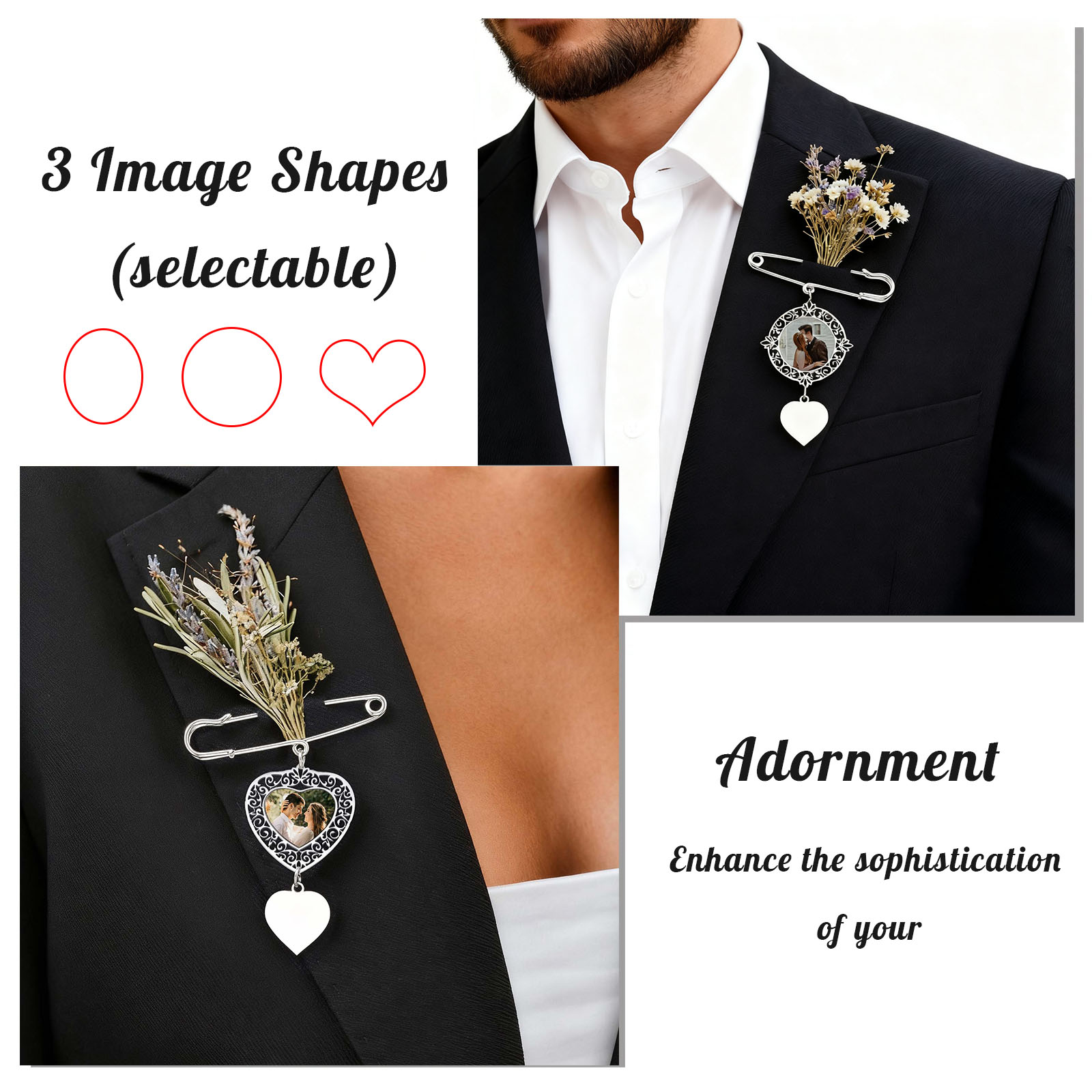 Özel Resimli Rozet Broşlar İğn - Men Accessories Photos incelemesi ve fiyatı