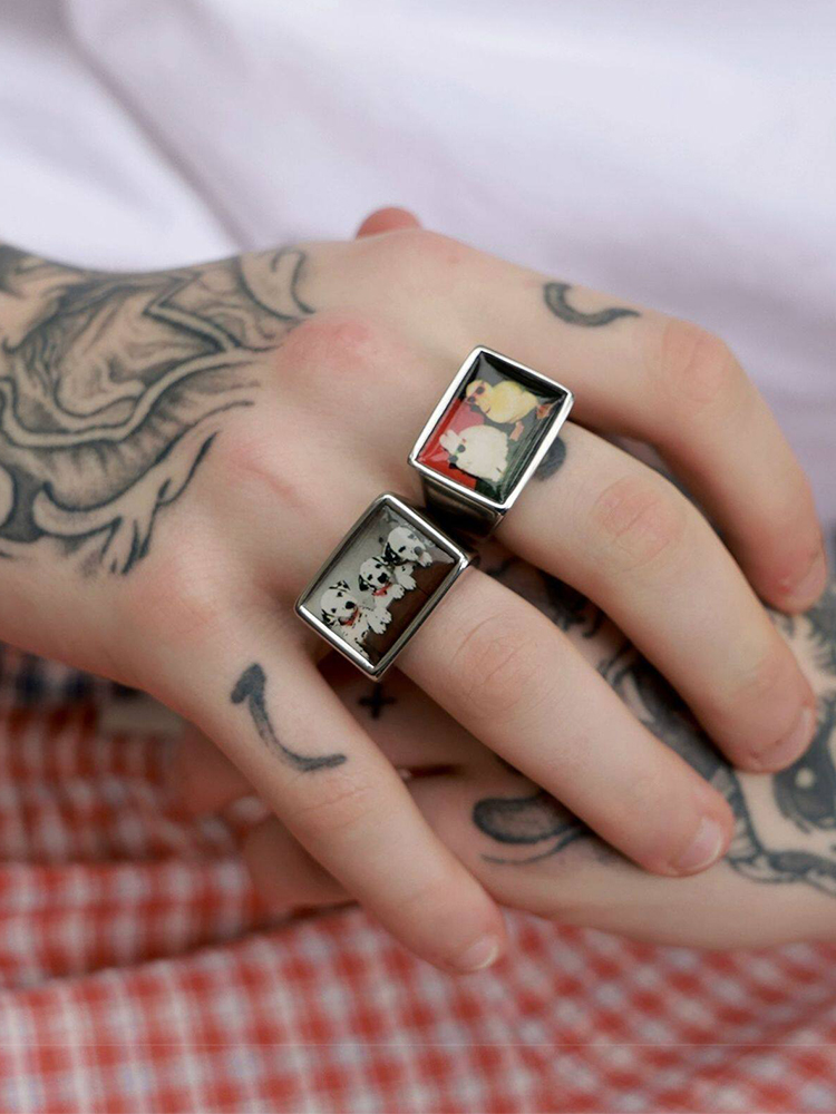 Bakır Alaşım Dalmaçyalı Köpek  - Men Accessories Photos incelemesi ve fiyatı