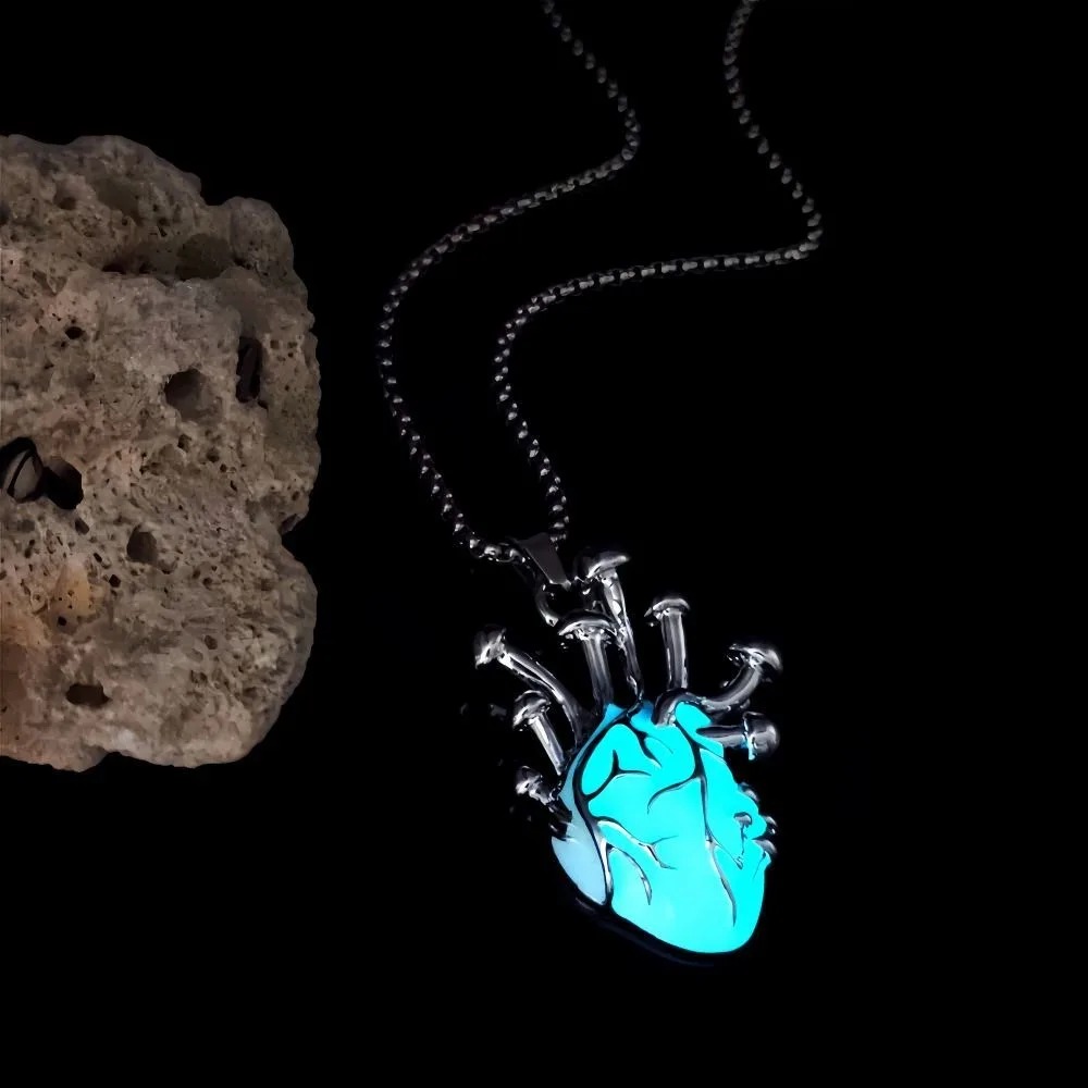Kalp Şeklinde Karanlıkta Parla - Men Accessories Locket incelemesi ve fiyatı