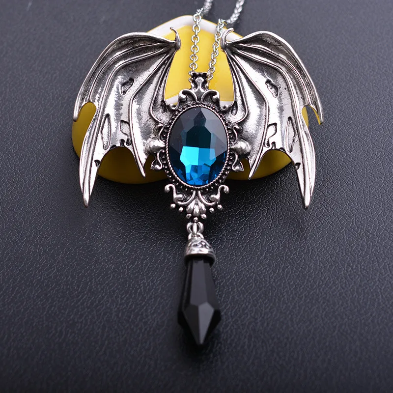 Yarasa kolye kadın erkek gotik - Men'S Accessories Jewelry Sale incelemesi ve fiyatı